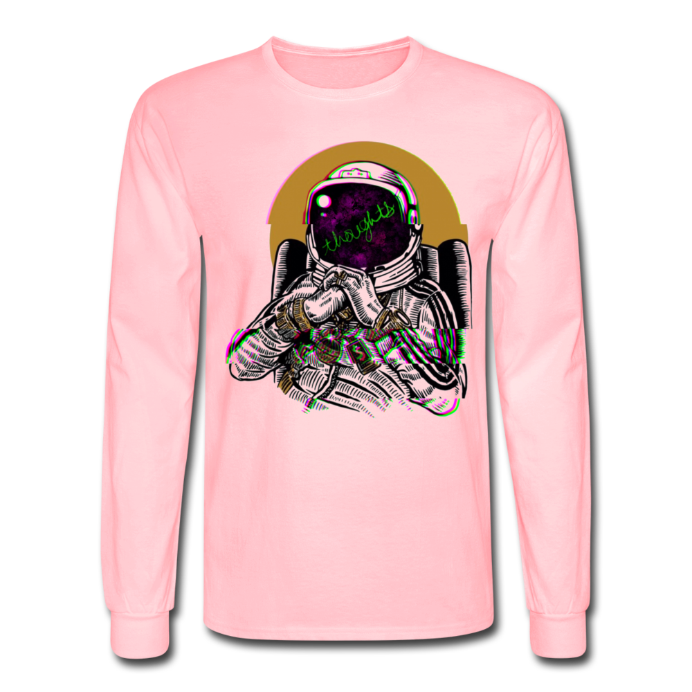 My Thoughts Long Sleeve Tee - pink
