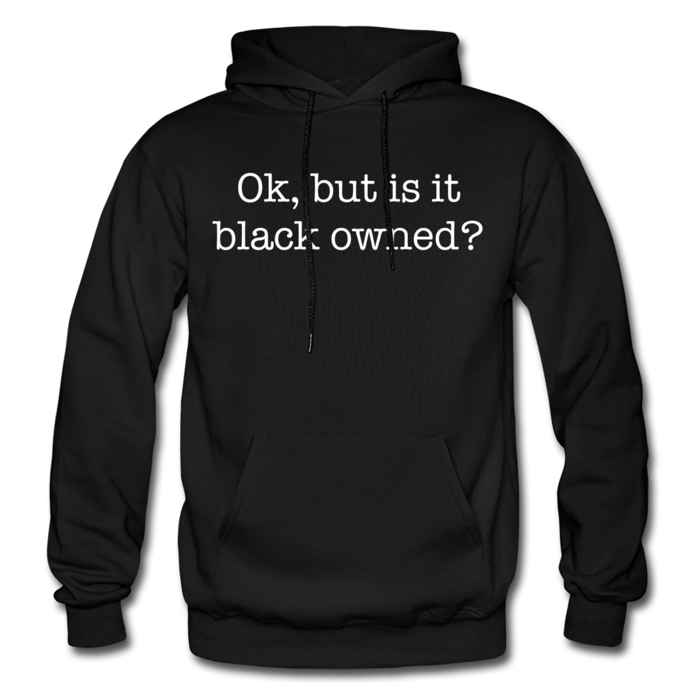 Black Owned Hoodie - black