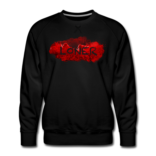 Loner Crew Neck Sweatshirt - black