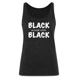 Black with Black Tank - charcoal grey