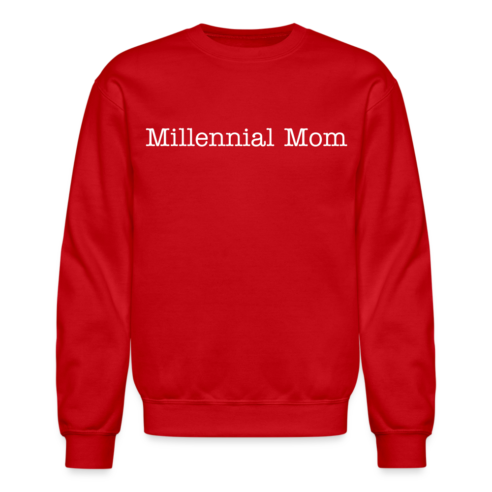 Millennial Mom Sweatshirt - red
