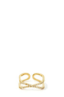 Fashion Rhinestone Zirconia Crown Ring