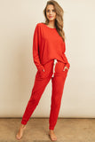 Cozy Solid Top and Jogger Set S-XL