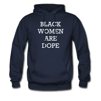 Black Women Are Dope Hoodie - navy