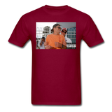 Drunk Brady T-Shirt - burgundy
