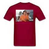Drunk Brady T-Shirt - dark red