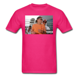 Drunk Brady T-Shirt - fuchsia
