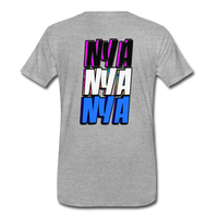 NYA Back Logo Tee - heather gray