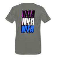 NYA Back Logo Tee - asphalt gray