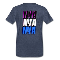 NYA Back Logo Tee - heather blue