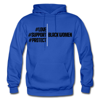Support Black Women Hoodie - royal blue