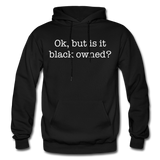 Black Owned Hoodie - black
