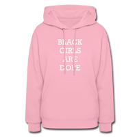 Black Girls Are Dope Hoodie - classic pink
