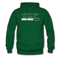 Greatness Loading Hoodie - forest green
