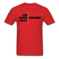 Support Black Women Tee - red
