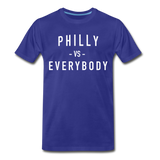 Philly VS Everybody Tee - royal blue