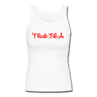 Thick-Fil-A Fitted Tank - white