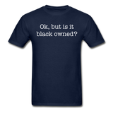 Black Owned Tee - navy