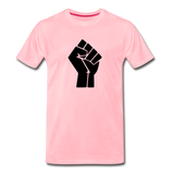 Large BLM Fist T-Shirt - pink