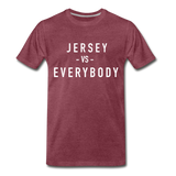 Jersey Vs Everybody - heather burgundy