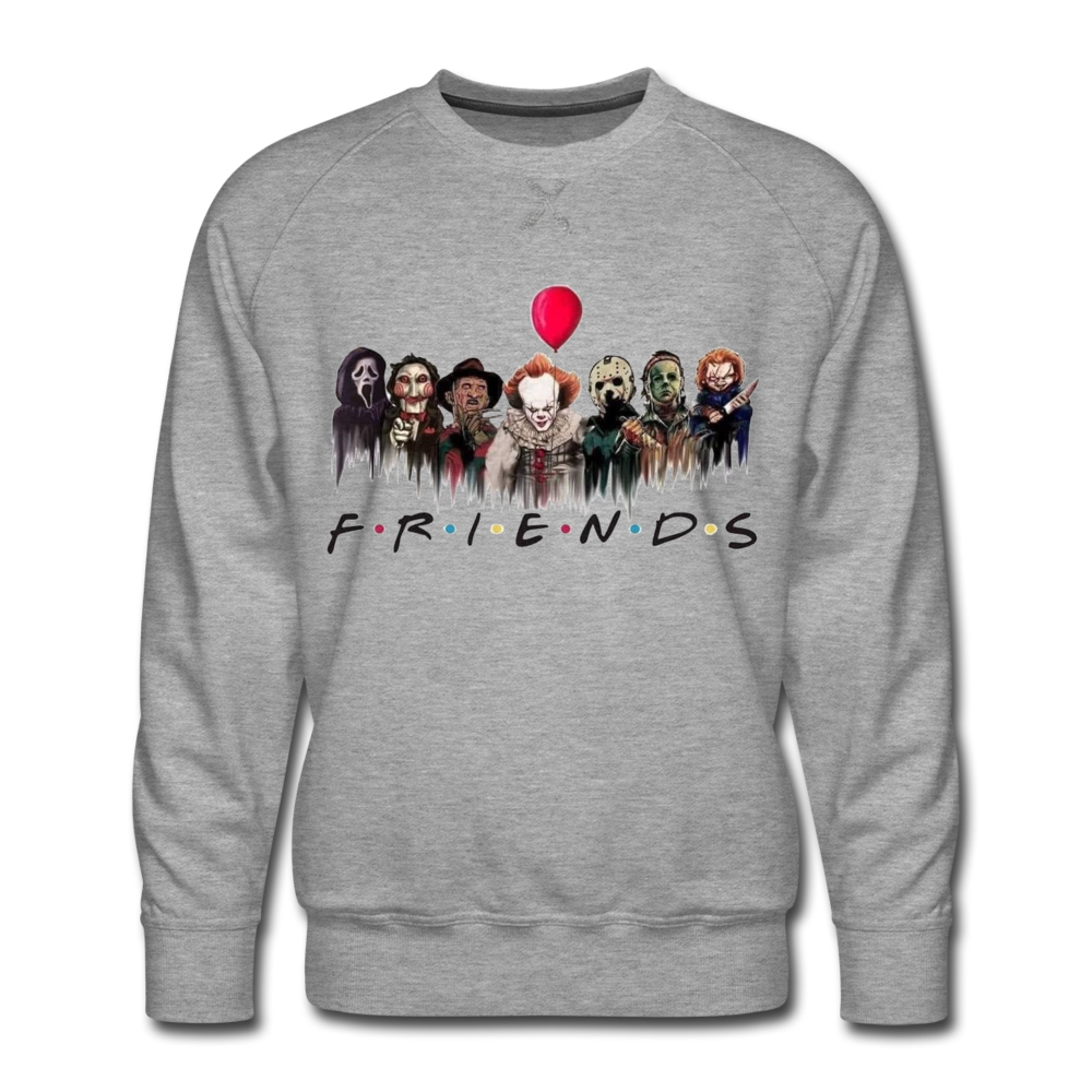 Halloween Friends Sweatshirt - heather grey