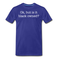 Black Owned T-Shirt - royal blue