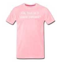 Black Owned T-Shirt - pink