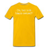 Black Owned T-Shirt - sun yellow