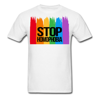 Stop homophobia - white