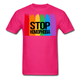 Stop homophobia - fuchsia