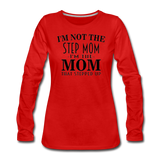 Mom That Stepped Up Tee - red