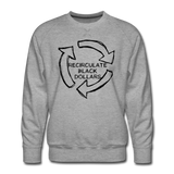 Black Dollars Sweatshirt - heather grey