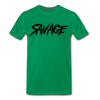 Savage Logo T-Shirt - kelly green