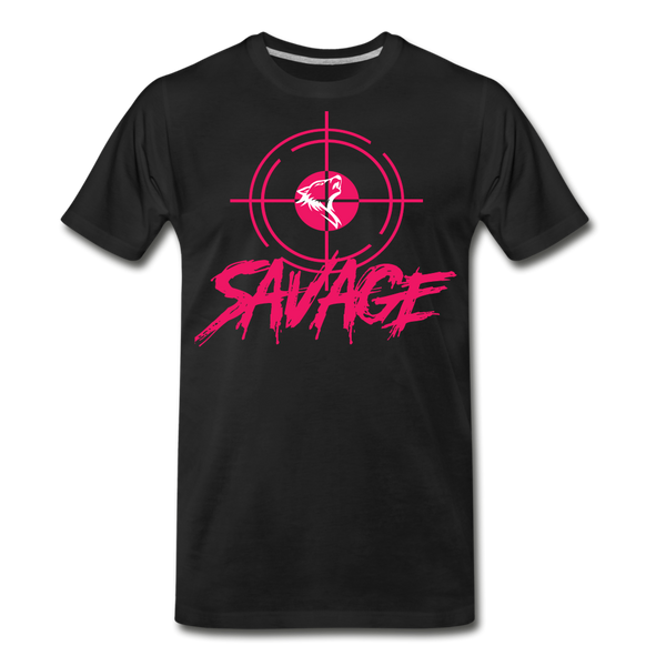 Pink Savage T-Shirt - black