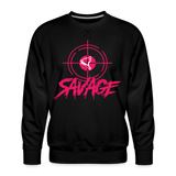 Savage Pink Sweatshirt - black