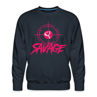 Savage Pink Sweatshirt - navy