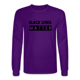 BLM Logo Long Sleeve T - purple