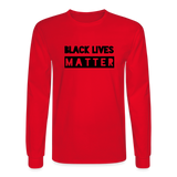 BLM Logo Long Sleeve T - red