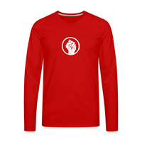 BLM Fist Long Sleeve T - red