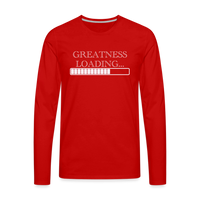 Greatness Long Sleeve Tee - red